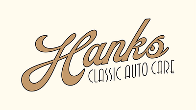 Hanks Classic Auto Care brand concept brand inspiration branding design graphic design illustration logo typography visual identity