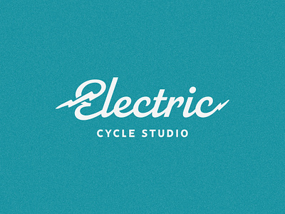 Electric Cycle Studio Branding bike branding cycle electric electricity logo modern pattern sports visual identity