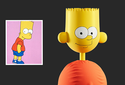 3D BART 3d abstract bart bart simpson cinema4d design funny illustration lol modern art nft procreate simpson sketch