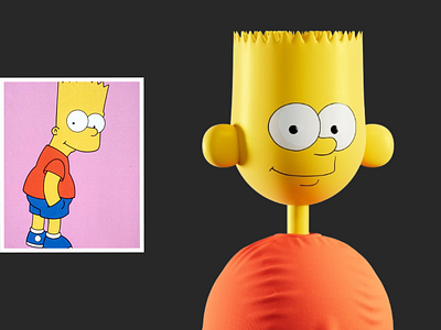 3D BART 3d abstract bart bart simpson cinema4d design funny illustration lol modern art nft procreate simpson sketch