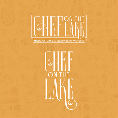 Chef on the Lake brand concept brand inspiration branding design graphic design logo typography visual identity