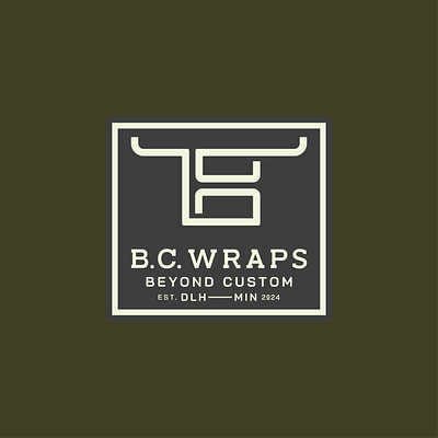 B.C. Wraps brand concept brand inspiration branding design graphic design illustration logo typography visual identity