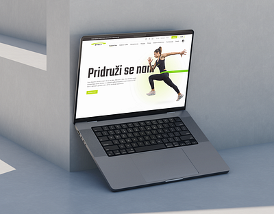 GYM 24 | UI/UX Design active bright green fitness green gym gym page hero section landing page ui design ui ux ux design web design wesbite design