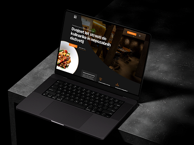 CUBO Restaurant | UI/UX Design ambient dark page delicious elegant fancy fine dining food hero section landing page ui ux design user experience user interface web design website