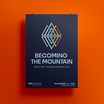 MHSATS Becoming the Mountain Conference 2023 brand concept brand inspiration branding design graphic design illustration logo typography visual identity