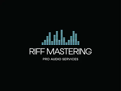 Riff Music Mixing & Mastering Pro Audio Services audio brand branding graphic design logo logo design mastering mixing music music brand music company pro audio