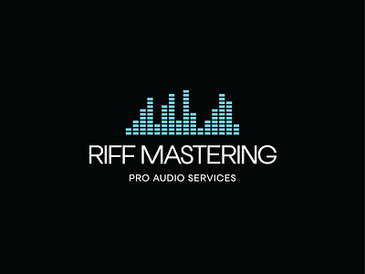 Riff Music Mixing & Mastering Pro Audio Services audio brand branding graphic design logo logo design mastering mixing music music brand music company pro audio