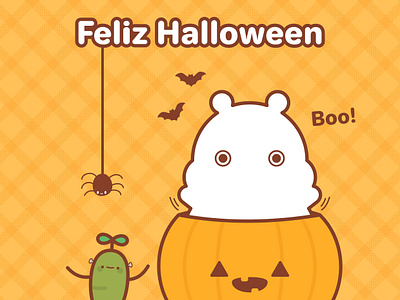 Halloween (1) 🎃 character design cute graphic design illustration illustratormar kawaii luckythecuy