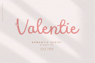 Valentie Font freefont handwritten hanwritting script typeface typography valentie valentine