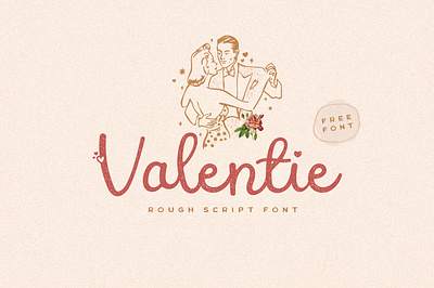 Valentie Font freefont handwritten hanwritting script typeface typography valentie valentine