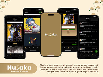 Nusaka (Nusantara Swakarya ) app art ui ux