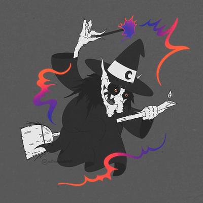 Witch Illustration cartoon art cartoon drawing cartoon style character character art character design character illustration digital art digital illustration hallloween drawing halloween halloween art halloween design illustration montreal artist witch witch art witch design witch drawing witch illustration