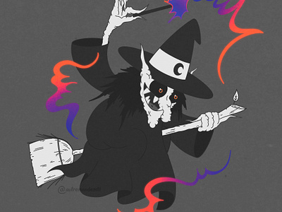 Witch Illustration cartoon art cartoon drawing cartoon style character character art character design character illustration digital art digital illustration hallloween drawing halloween halloween art halloween design illustration montreal artist witch witch art witch design witch drawing witch illustration