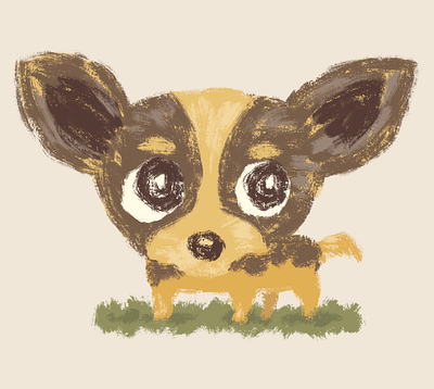 Chihuahua puppy animal character character design cute dog illustration pet