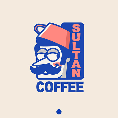 sultan coffee design diseño de logo diseño plano illustration logo logo logodesign design logodesign design brand marca tipografía