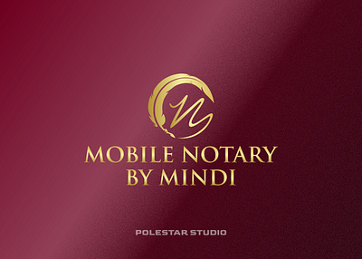 Visual Identity Design for Mobile Notary Business adobe illustrator brand identity design branding graphic design logo mobile notary mobile notary public notary notary business notary public polestar studio premium logo design rubber stamping signing agent logo visual identity design