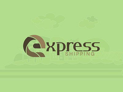 Express-Shipping-Logo app branding design graphic design illustration logo logos typography ui vector