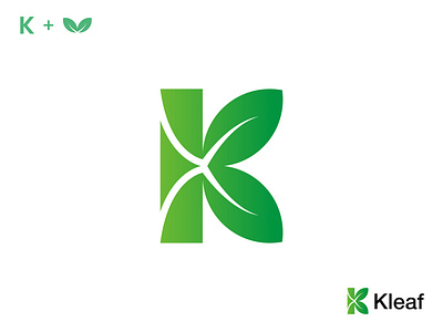 K Letter, leaf, organic, natural, letter logo brand identity colorful designer gradient graphic design icon illustration k leaf logo letter mark logo logo design minimal modern logo organic logo symbol