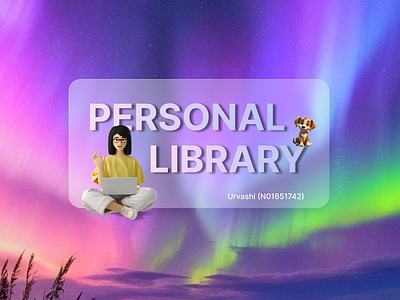 Personal Library design guide graphic design ui ux design