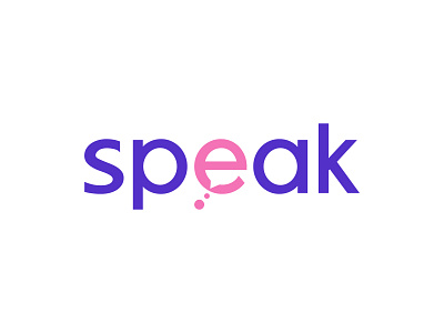 speak logo branding colorful creative logo logo identity minimal modern logo speak symbol tech timeless voice