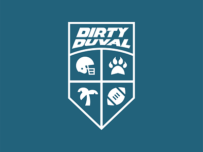 Dirty Duval Florida Jacksonville Jaguars Football Team Logo branding fast football football team graphic design graphic designer illustration jacksonville jaguars logo design speed sport sports sports logo sports team strong tropical visual design visual identity