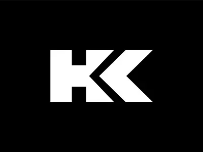 Logo Design, Bold Geometric HK Logo abstract logo black and white logo brand mark branding design geometric geometric logo graphic design hk logo kh logo letter hk logo lettermark logo logo logo design logo designer logo for sale logo mark minimal logo professional logo