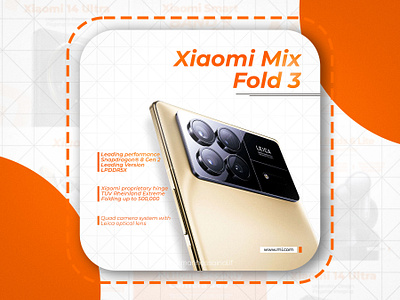 Modern Tech & Gadgets Social Media Designs - Xiaomi simple tech product social media