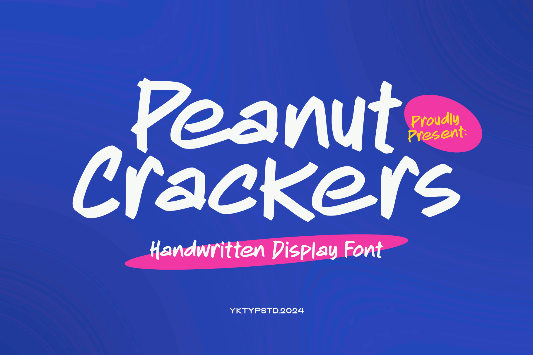 Peanut Crackers - Handwritten Font branding display font food fresh fun grap handwriting handwritten happy menu playful poster sticker typeface