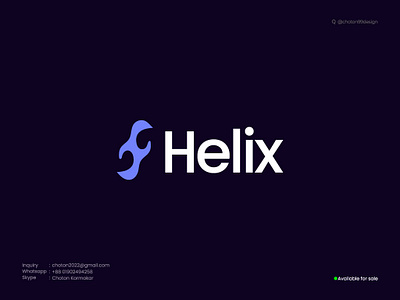 Helix | The Art of Progress | choton99design app branding choton choton99design chotondesign chotondesigner chotonkormokar chotonlogo design graphic design illustration logo logodesignchoton thenextgen24 typography ui ux vector