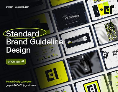 standard Brand guideline design. brandguidelinedesign brandidentitydesign branding design graphic design logo logodesign logodesignideas minimallogodesign visualidentity