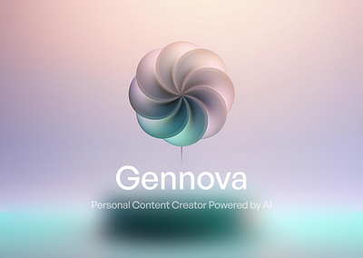 Gennova ai branding content design generative ai graphic design illustration logo poster ui