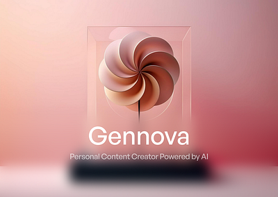 Gennova ai branding content design generative ai graphic design illustration logo poster ui