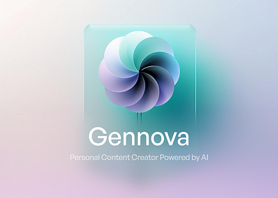 Gennova ai branding content design generative ai graphic design illustration logo poster ui