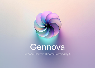 Gennova ai branding content design generative ai graphic design illustration logo poster ui