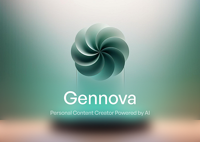 Gennova ai branding content design generative ai graphic design illustration logo poster ui