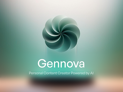 Gennova ai branding content design generative ai graphic design illustration logo poster ui