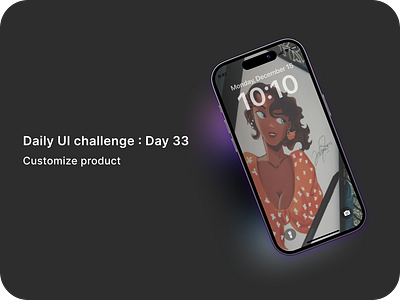 ✨ Daily UI Challenge: Day 33 - Custom Product ✨