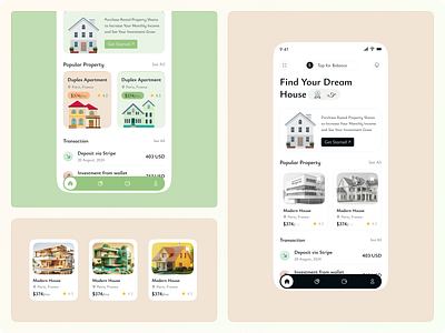 Property Rent | Real Estate App Concept add fund clean interface clean ui figma illustration investment app landing page logo minimal design mobile app modern property market real estate recent design rent trending design typography unique ux vector