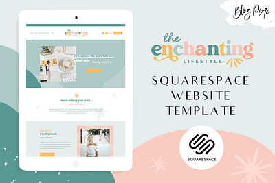 Enchanting Squarespace Template blog pixie enchanting squarespace template squarespace design squarespace template squarespace theme squarespace website web design website design website template website theme