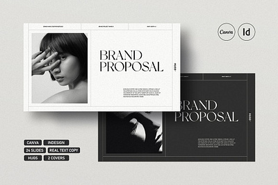 HUGS | Brand Proposal agency brand designer brand strategy branding presentation brief feminine freyja hugs hugs | brand proposal indesign intentional project management project proposal strategy studio