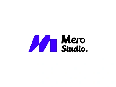 Mero Studio™_ Logo Design agency blue brand brand mark branding creative identity logo logo design logodesign marketing minimal modern logo startup studio