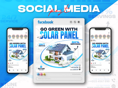 Solar panel social media design ads design banner banner ads branding design facebook post fb banner graphic design instagram ads instagram post natural post design social media ads design social media marketing social media post solar panel solar panel social media design solar post web design