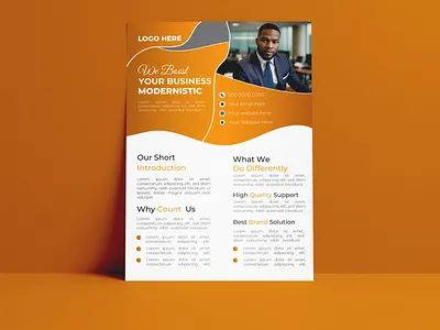 𝗠𝗼𝗱𝗲𝗿𝗻 𝗙𝗹𝘆𝗲𝗿 𝗗𝗲𝘀𝗶𝗴𝗻 𝗔4 𝗦𝗶𝘇𝗲 𝗧𝗲𝗺𝗽𝗹𝗮𝘁