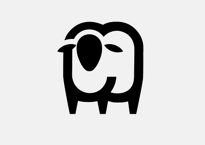 LOGO - SHEEP animal animals branding design graphic design icon identity illustration logo marks ram sheep symbol ui