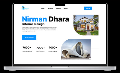 Web Header Design brand identity branding creative design figma figma design graphic design header image illustration interior design landing page logo real estate web design realestate ui uiux ux design vector web design web header