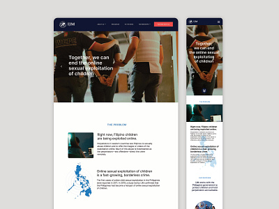 IJM Philippines Website Development ui ux design website design