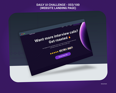 #DAILYUI CHALLENGE - 003/100 (WEB LANDING PAGE) daily ui dailyui figma graphic design landing page ui ui ux web design website