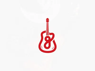 G guitar logo branding concert entertainment g g guitar logo guitar guitar design guitar logo guitar music guitar rock guitar vector icon identity lettermark g logo mark red guitar sound symbol