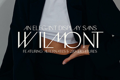 Wilmont Elegant Ligature Font brand identity font branding font elegant font ligature font logo design font logo font luxury font modern font packaging font product packaging font sans font sans serif font visual identity font wilmont elegant ligature font