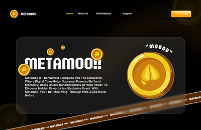 Metamoo branding crypto design figma product design ui web 3